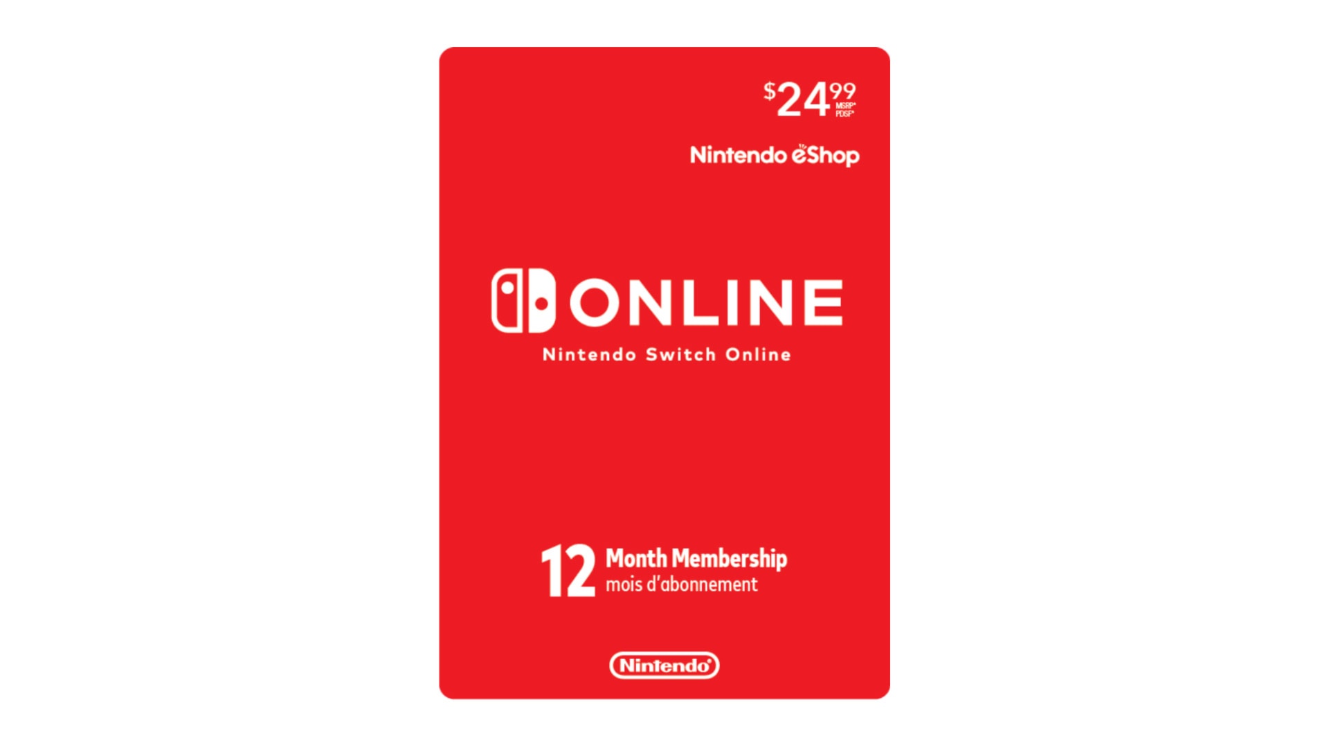 12month Individual Membership Nintendo Switch Online Nintendo